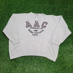 Vintage ADIDAS Trefoil Sweatshirt Womens 2XL 27x22 Baggy USA